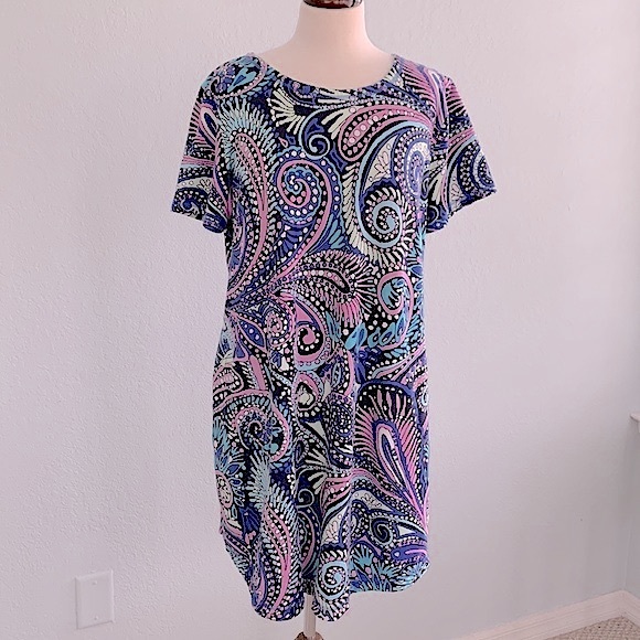 T by Talbots Ladder Back Summer Confetti Dress - Picture 3 of 12